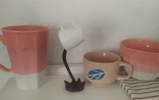 Figura Decorativa Taza de cerámica