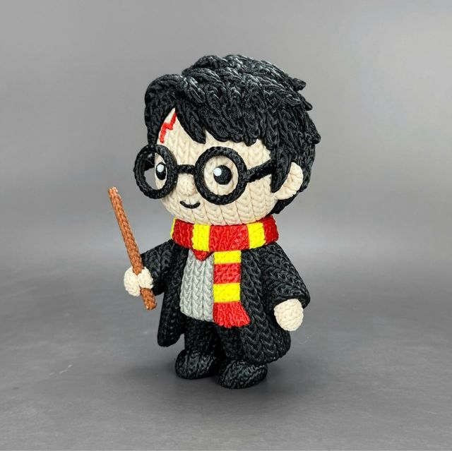 Figura Harry Potter 3D para armar tejido crochet