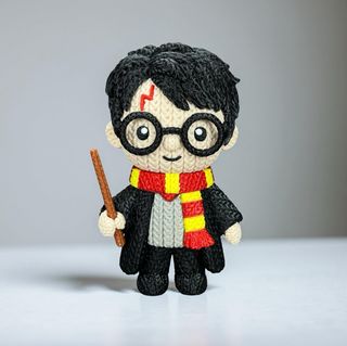 Figura Harry Potter 3D para armar tejido crochet