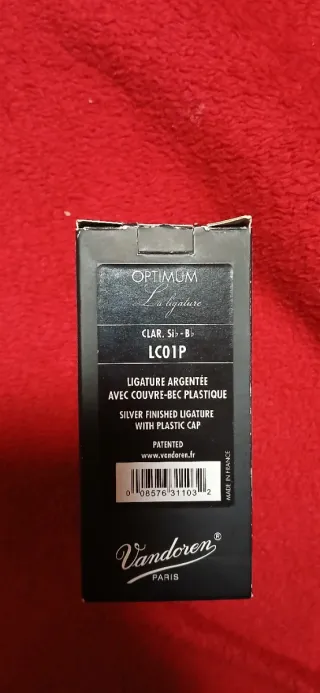 Abrazadera Vandoren Optimum Clarinete Sib