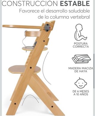 Trona Evolutiva Madera Haya Maciza