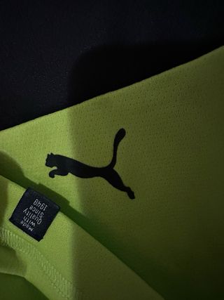 Camiseta sin mangas Puma verde y negra