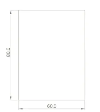 Espejo 80x60cm NUEVO