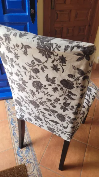 Conjunto de mesa de comedor extensible y 6 sillas