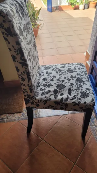 Conjunto de mesa de comedor extensible y 6 sillas