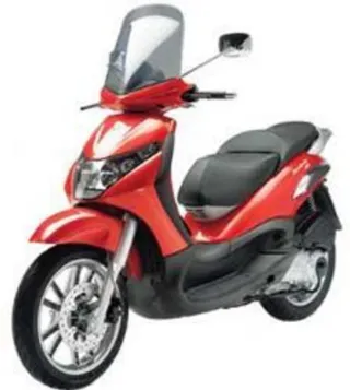 Piaggio Beverly 125  negra mate