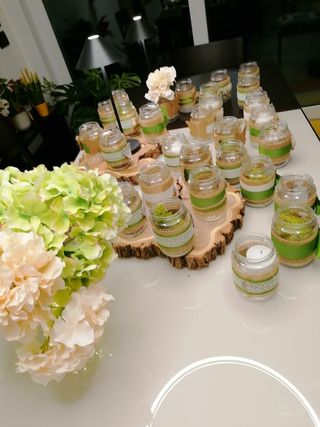 Vasetti vetro arredamento tavoli