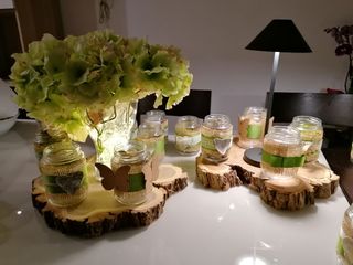 Vasetti vetro arredamento tavoli