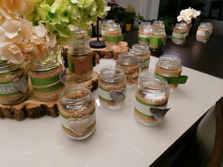 Vasetti vetro arredamento tavoli