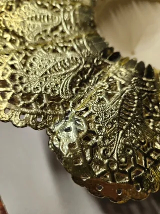 22 centrini oro diametro 23 cm