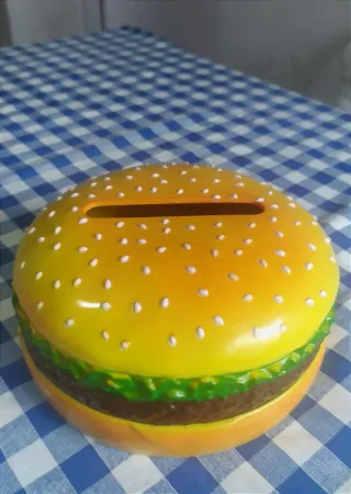 Servilletero forma hamburguesa