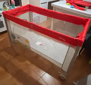 Parque Cuna Bebé Rojo