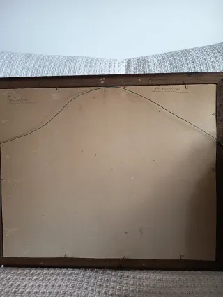 Cuadro Papiro Egipcio Guerrero Carro