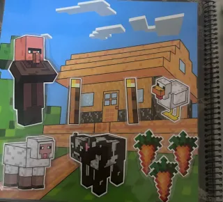 Minicraft libro interactivo con velcro 21x21
