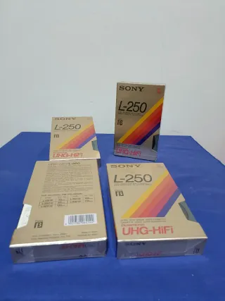 Lote 4 Cintas Video Beta Sony L-250 UHG-HiFi