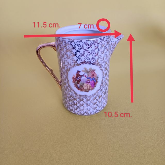 Jarra lechera Limoges