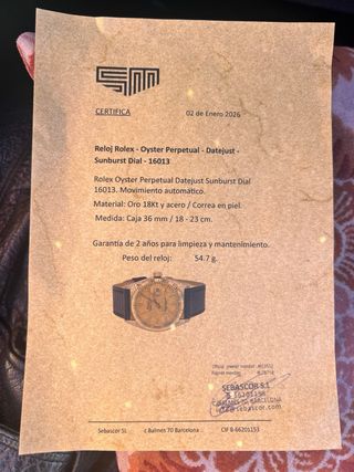 Rolex Datejust Oro y Plata