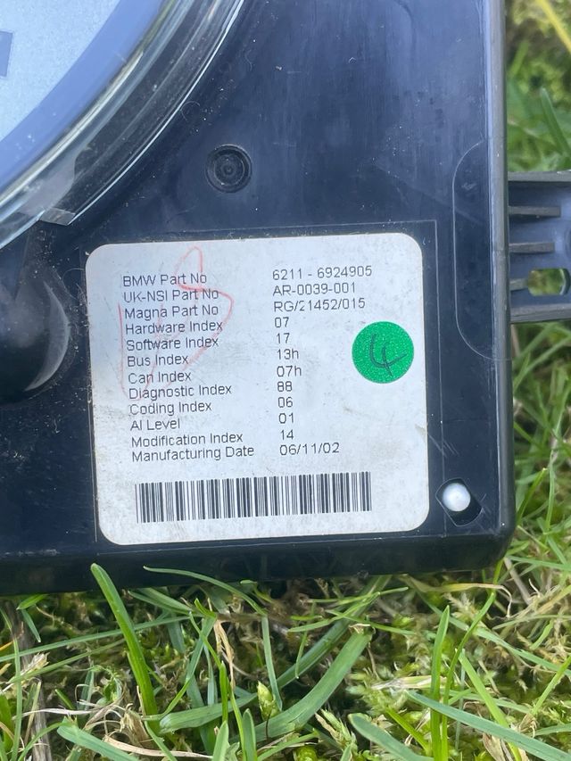 Cuadro Instrumentos Mini R50 R53