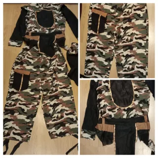 Disfraz infantil pirata y militar