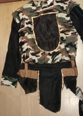 Disfraz infantil pirata y militar