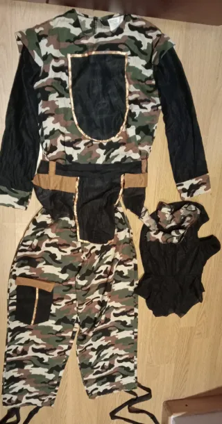 Disfraz infantil pirata y militar