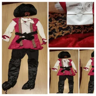 Disfraz infantil pirata y militar
