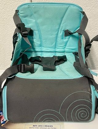 Trona Portátil Munchkin Gris y Turquesa