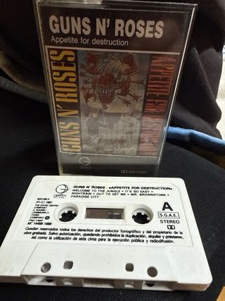 Cinta Casete Guns N' Roses - Appetite for Destruct
