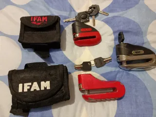 2 Candados Disco IFAM + 1 de Regalo