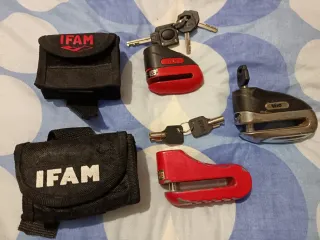 2 Candados Disco IFAM + 1 de Regalo