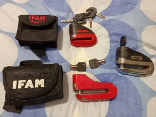 2 Candados Disco IFAM + 1 de Regalo
