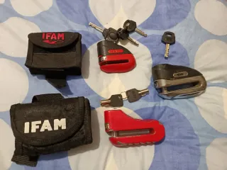 2 Candados Disco IFAM + 1 de Regalo