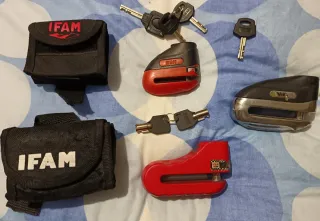 2 Candados Disco IFAM + 1 de Regalo