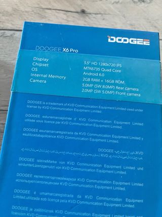 Doogee X6 Pro Negro