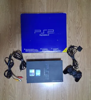 PlayStation 2 FAT (PS2) SCPH-50004 Negra