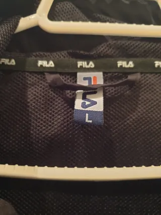 Chaqueta cortavientos Fila negra Talla L