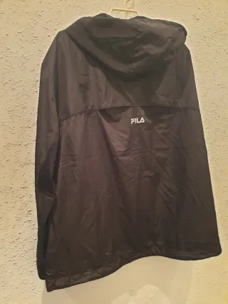 Chaqueta cortavientos Fila negra Talla L