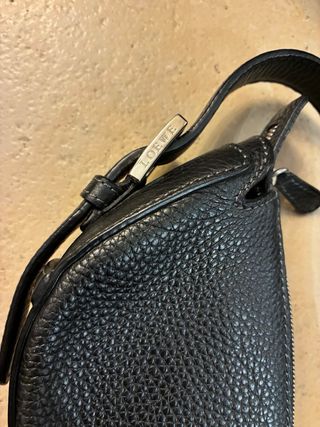 Bolso Loewe Baguette Vintage Piel Negra