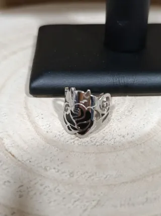 Anillo Tous Rosa Negro