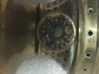 8 piezas antiguas cobre/bronce, incluye 2 lámparas