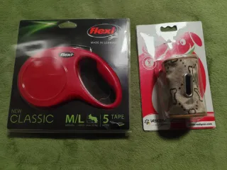 Correa Flexi Classic M/L + Portabolsas