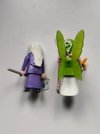 2 Figuras Playmobil Bruja y Hada