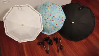 Sombrillas cochecito bebé (3 unidades)