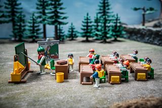 Playmobil ref. 3522 Aula colegio 1984