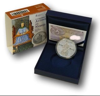 Moneda 10 euros España 2022 antonio de Nebrija