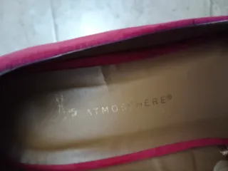 Zapatos de tacón rosa fucsia T41