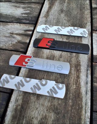 Emblemas Audi S line (2 unidades)