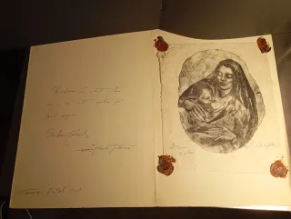 Xilografia Originale Zena Checchi e Arturo Checchi