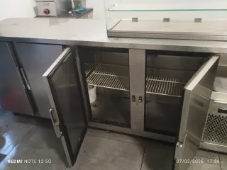 Bajo mostrador refrigerado acero inoxidable
