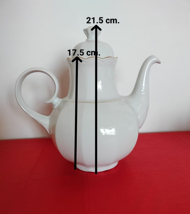 Jarra Cafetera Santa Clara Porcelana